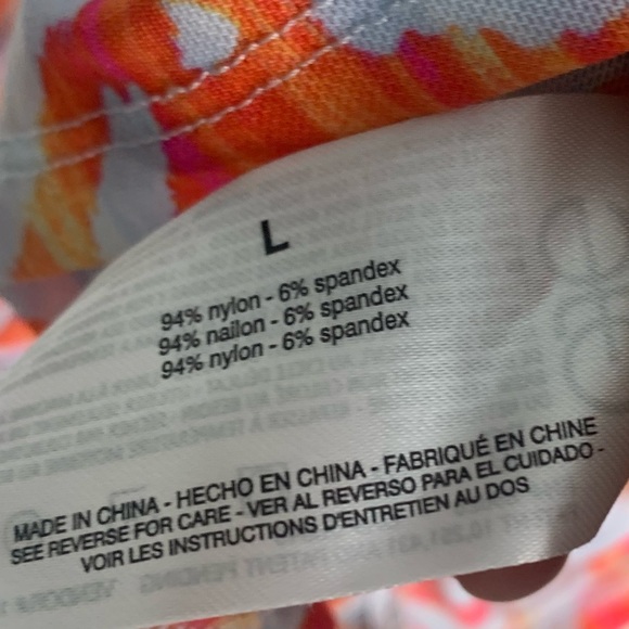 Circus NY Mesh Ruched Imogene Long Sleeve Animal Print top sz LG - Picture 11 of 12